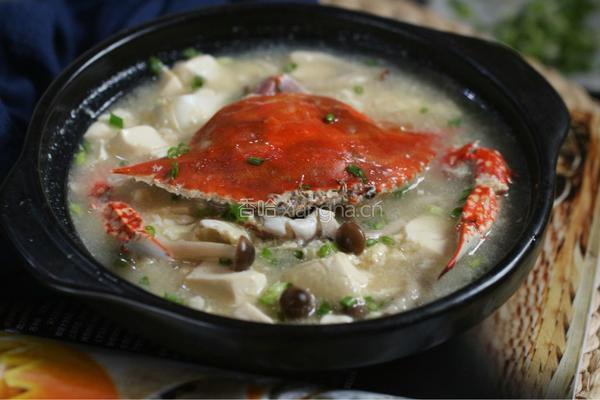 螃蟹豆腐的做法图解7