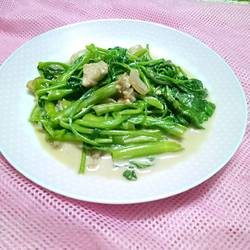 腐乳炒通菜的做法[图]