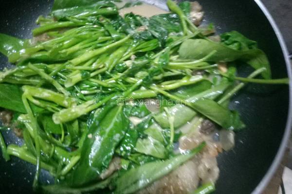 腐乳炒通菜的做法图解6