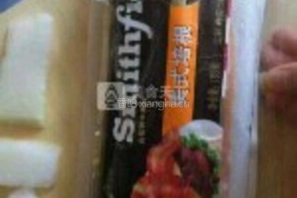 冬瓜夹培根的做法图解2