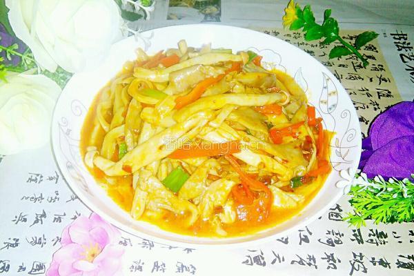 素炒双菇的做法图解6