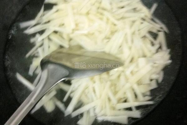 炒竹笋的做法图解2