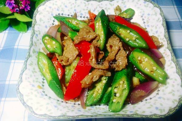 秋葵牛肉的做法图解9