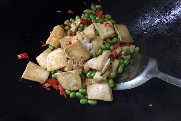 毛豆烧豆腐的做法图解12