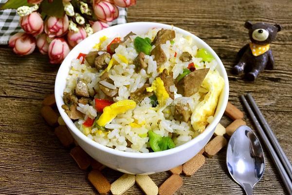 鹅肝炒饭的做法图解8