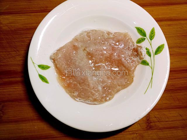 蘸鸡蛋清