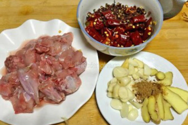 麻辣兔丁的做法图解1