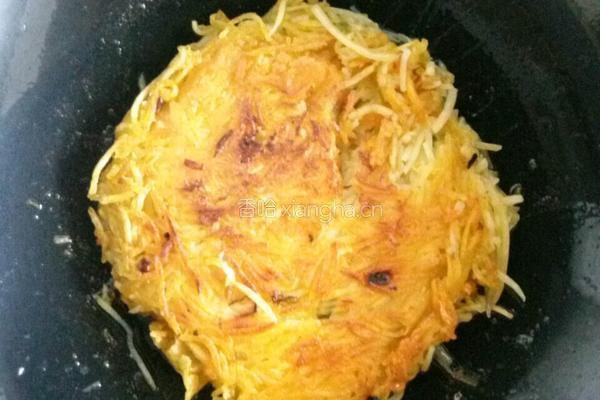 黄金土豆丝摊饼的做法图解5