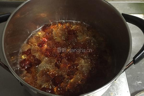 桃胶牛奶糖水的做法图解3