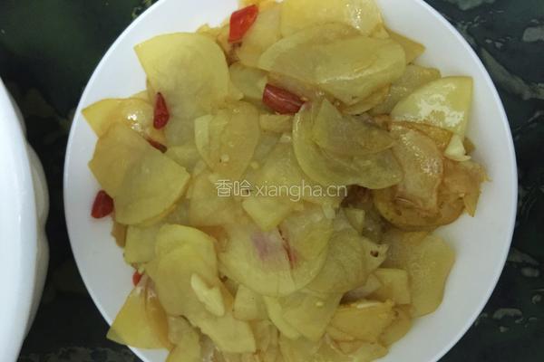 清炒土豆片的做法图解4