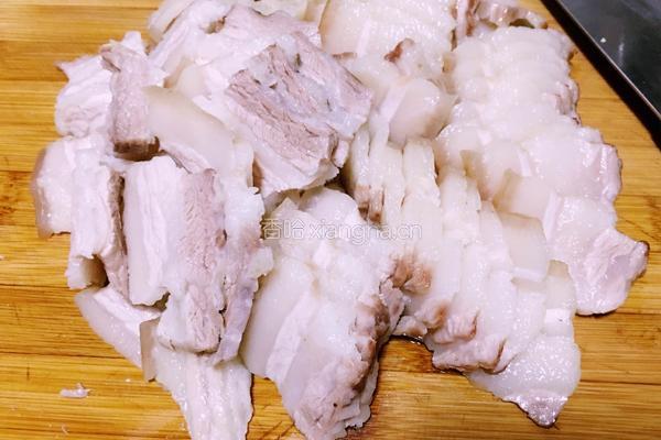 盐菜回锅肉的做法图解6
