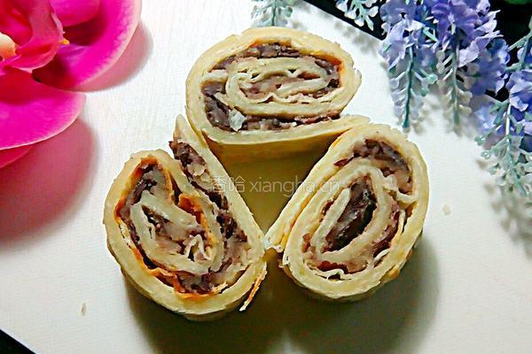 红豆卷饼的做法图解18