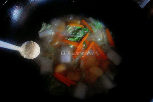 白菜炖土豆的做法图解6