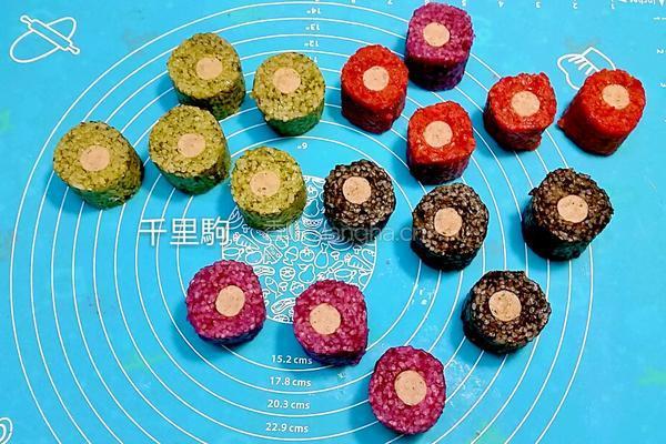 彩色饭团的做法图解14
