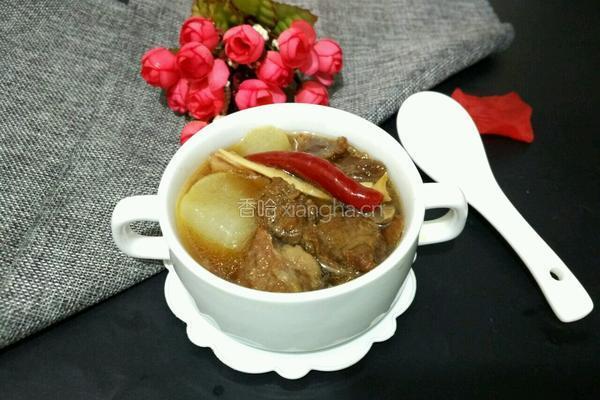 清炖白萝卜牛腩汤的做法图解16