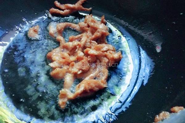 肉丝炒豆角的做法图解5