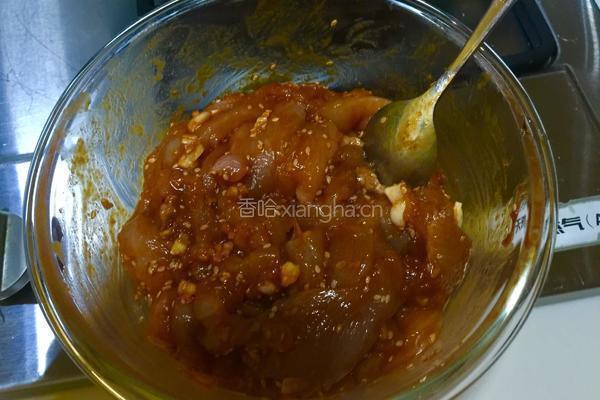 韩式烤鸡胸肉的做法图解6