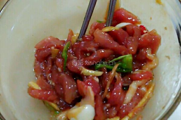 猪肉炒豆芽的做法图解5
