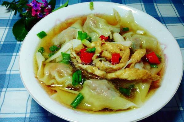 鸡丝馄饨的做法图解11