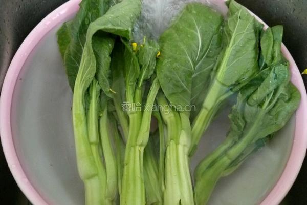 清炒青菜的做法图解1