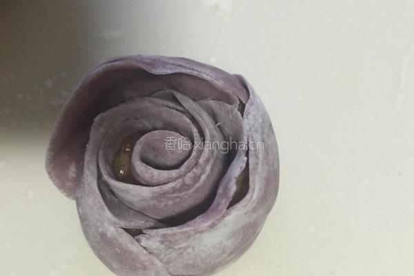 紫薯玫瑰花抱蛋煎饺的做法图解7