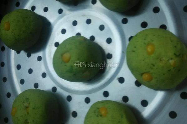 玉米菜团子的做法图解9