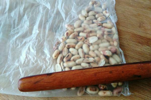 花生绿豆沙汤圆的做法图解3