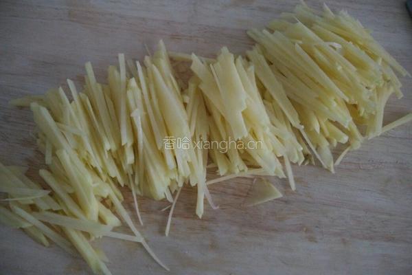醋溜土豆丝的做法图解2