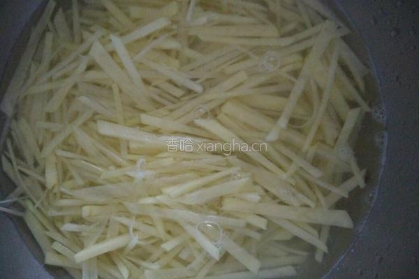 醋溜土豆丝的做法图解3