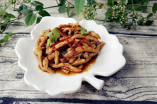 酸辣里脊的做法图解8