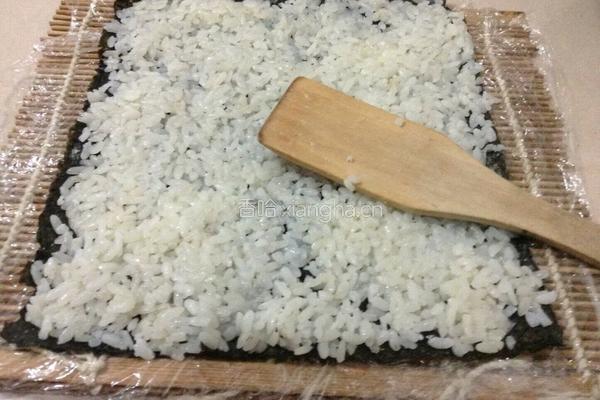 肉松紫菜包饭的做法图解4