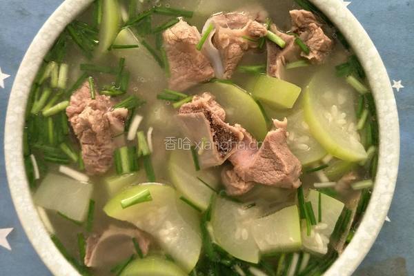瓠子炖扇骨的做法图解8