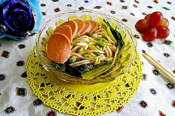 火腿面条的做法图解9