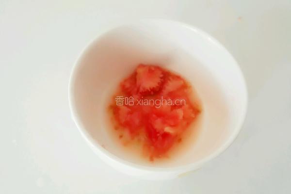 番茄酿肉的做法图解2