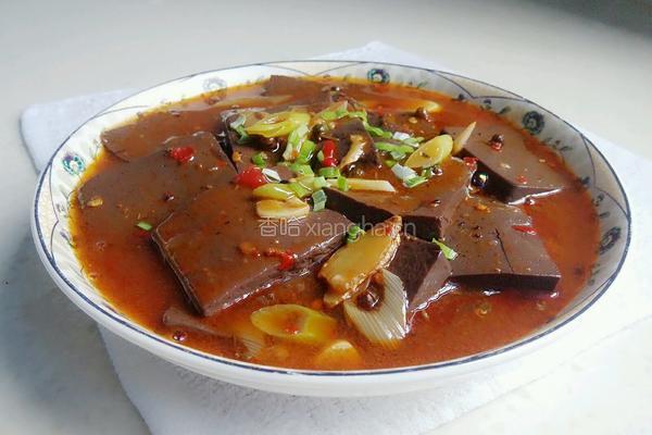 红烧鸭血的做法图解7