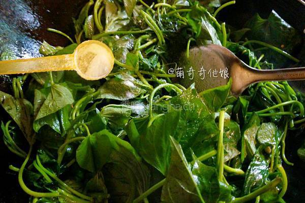炝炒红薯叶的做法图解6