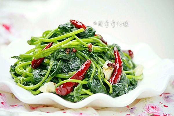 炝炒红薯叶的做法图解8