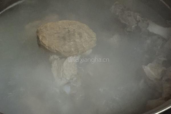 萝卜排骨天麻汤的做法图解5