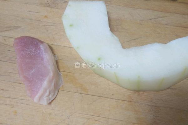 冬瓜炒肉丝的做法图解1
