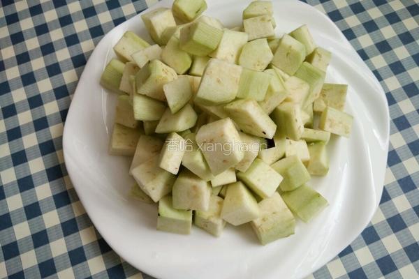 糖麻茄子的做法图解2