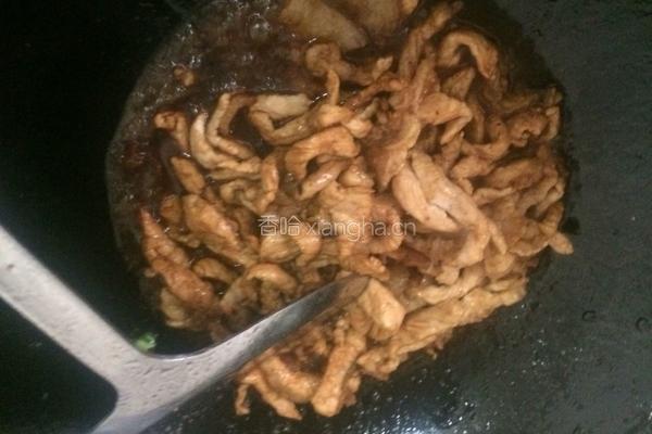 辣椒炒肉丝的做法图解5