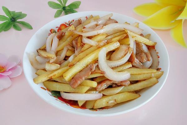 土豆洋葱炒肉丝的做法图解12