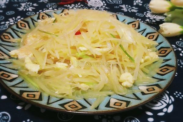 土豆丝炒鸡蛋的做法图解10