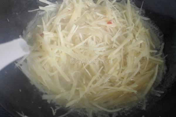 土豆丝炒鸡蛋的做法图解8