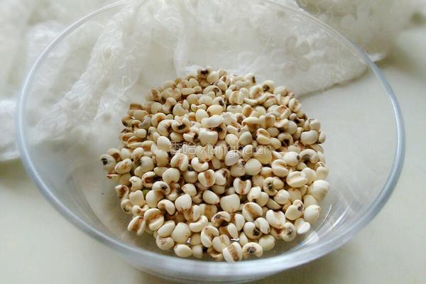 薏米芡实山药粥的做法图解1