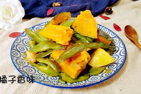 土豆豆角炖南瓜的做法图解9