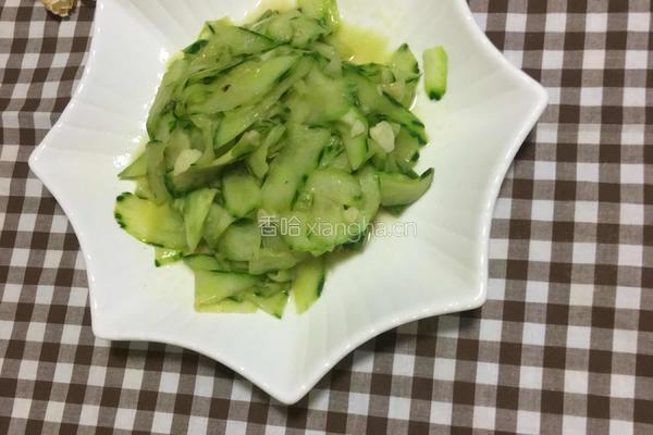 蒜蓉炒青瓜的做法图解6