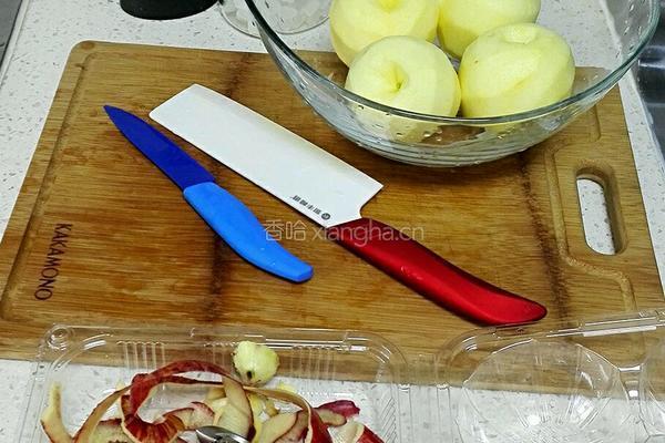 兰兰儿的玫瑰苹果罐头的做法图解2