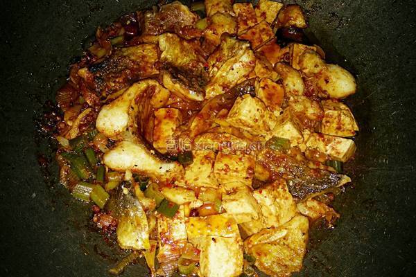 鲢鱼焖豆腐的做法图解8