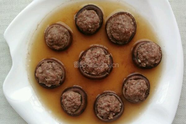 香菇蒸肉丸的做法图解4